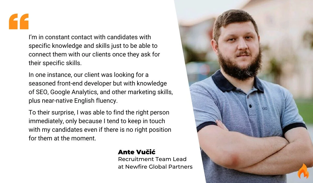 recruiter quote about sourcing rare it experts